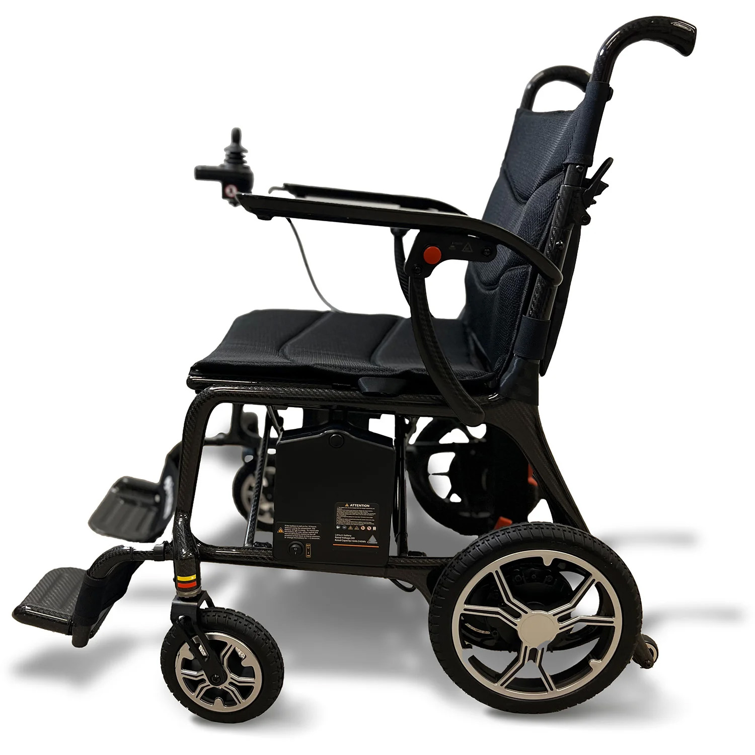 Left Side View of Aire Elite Wheelchair