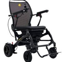 Front Left Angle View of Golden Cricket Wheelchair thumbnail