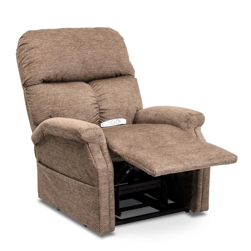 essential lc250 lift recliner shown in seated recline position
