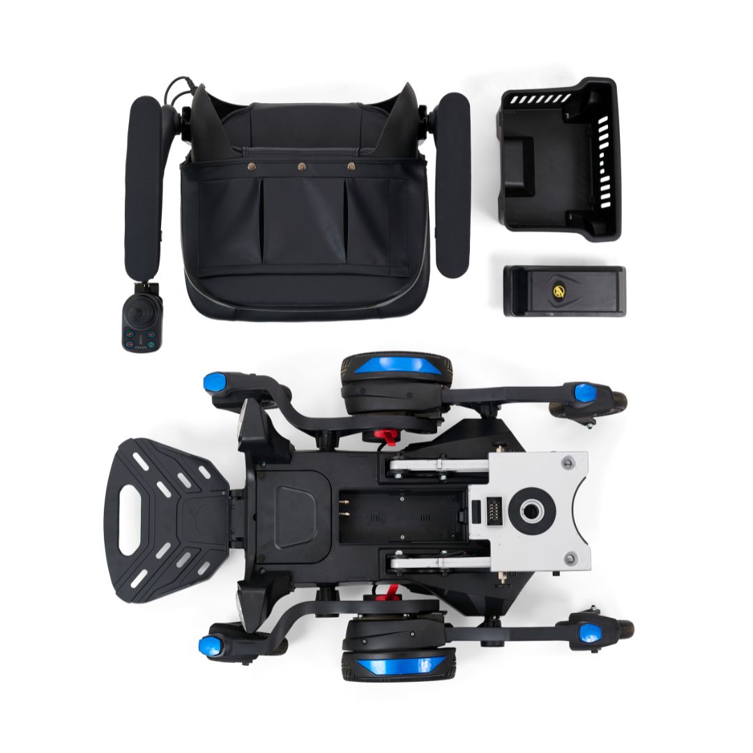 Golden Carryon Power wheelchair disassembled Golden Carryon Power wheelchair disassembled