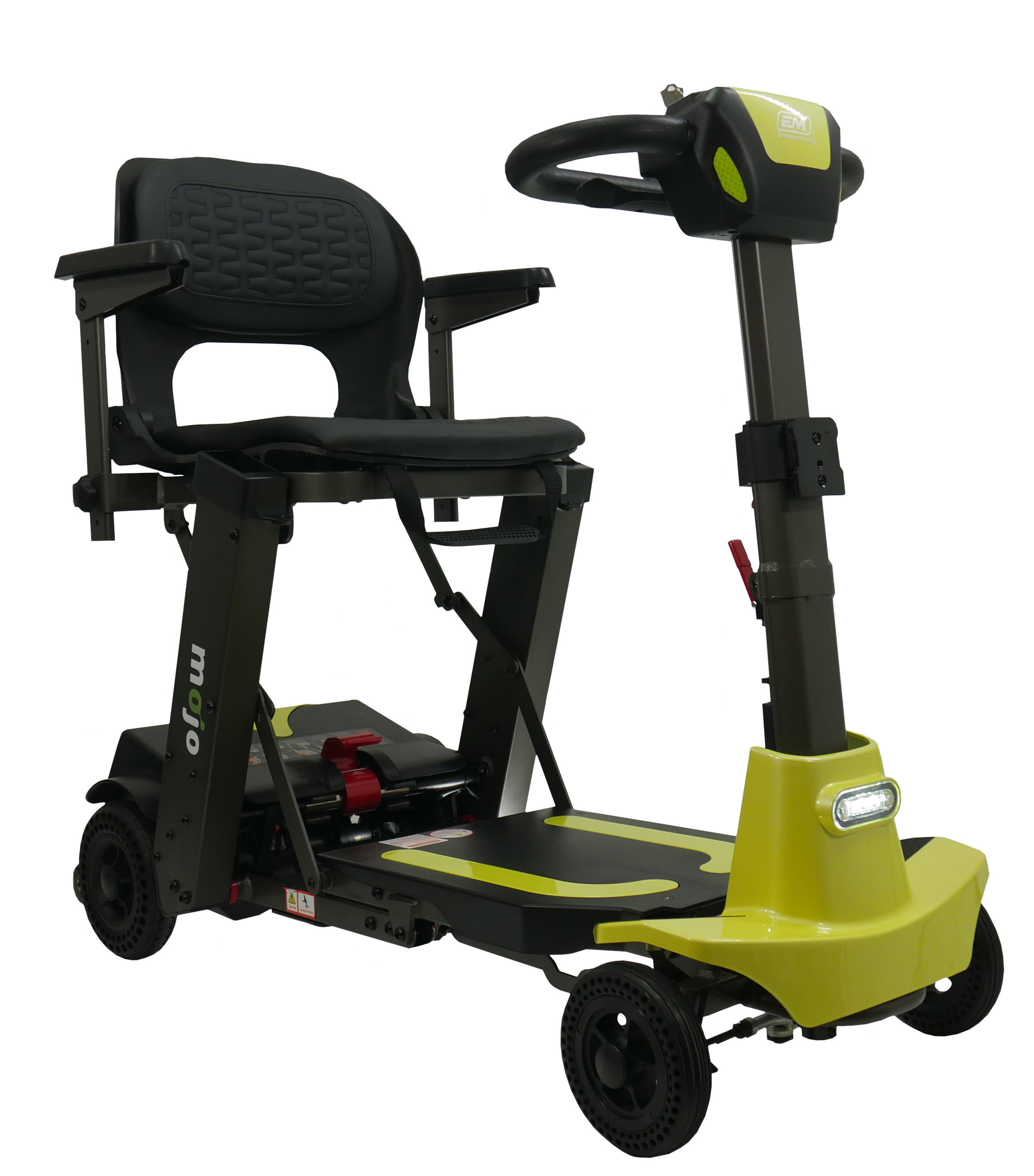 Mojo Lemony Lime Mojo Auto Fold Scooter pictured in Lemony Lime Color