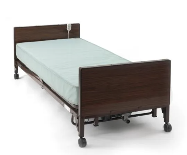 medline low full electric bed