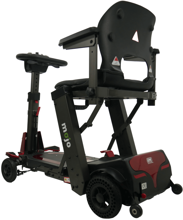 Mojo Auto Fold Scooter rear angle photo