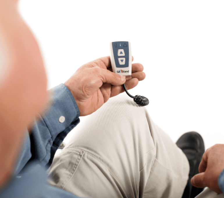 photo of SitnStand for Wheelchairs remote