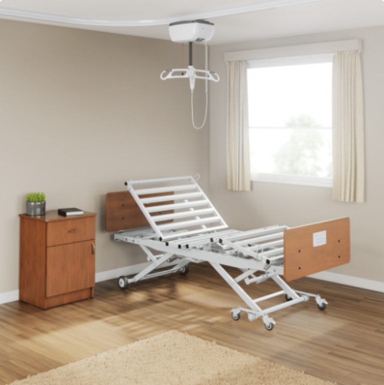 span mc7 essential bed shown