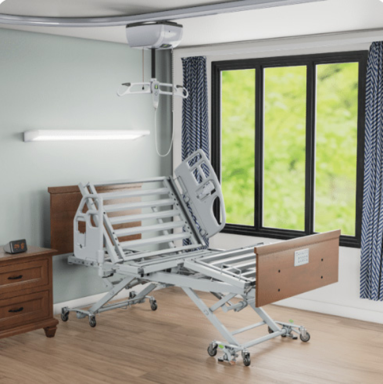 span readywide bed shown in room