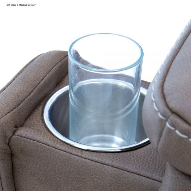vivalift ultra plr 4955 in cappuccino color cupholder pictured