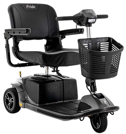revo 2 3w angle revo 3 wheel scooter angled view