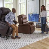 Relaxer Medium lift chair lifestyle image of standing thumbnail