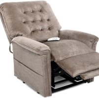 heritage lc358 lift recliner shown in seated reclined position thumbnail