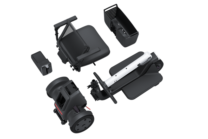 whill model ri parted whill model ri dissasembled view